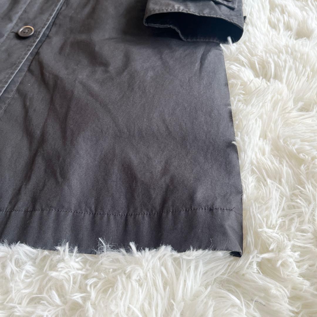 美品　マーガレットハウエル MHL. ダウンライナー付 ステンカラーコート 黒