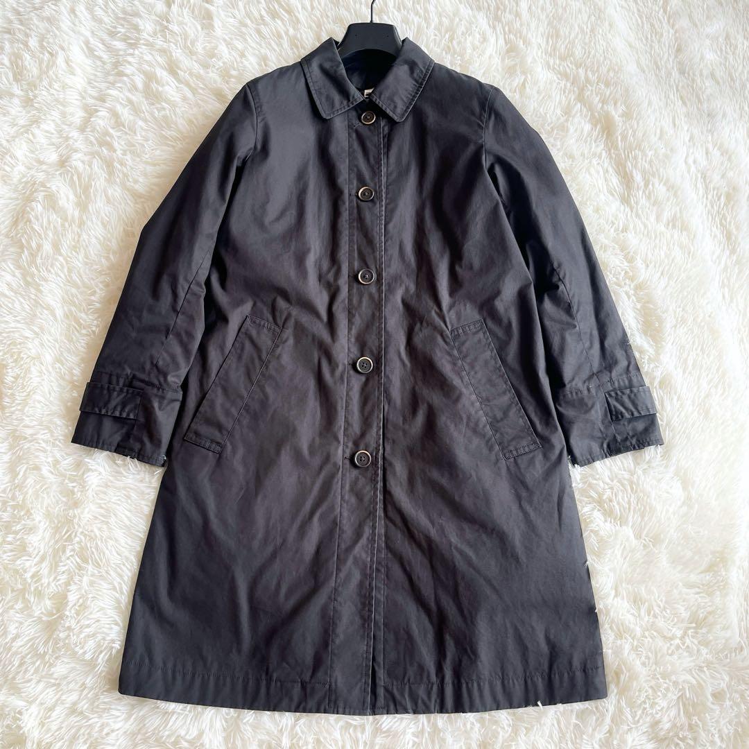 美品　マーガレットハウエル MHL. ダウンライナー付 ステンカラーコート 黒