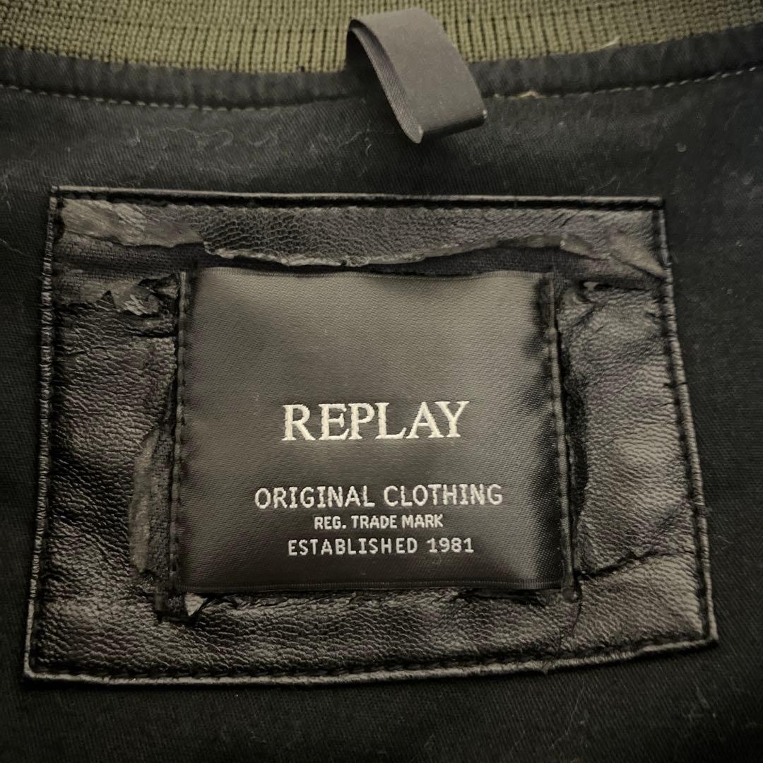 も*ぃ様 REPLAY(リプレイ)MA-1フライトジャケット used品