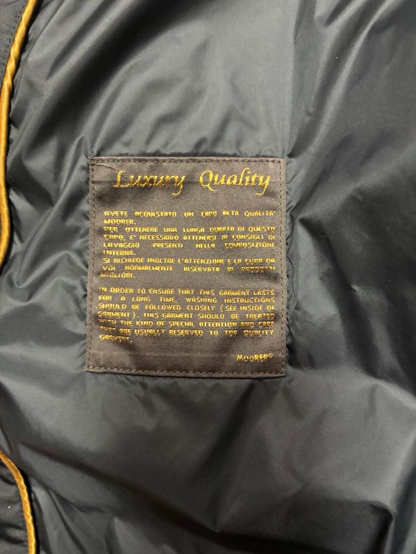 MOORER ムーレー フード付ダウンベスト 48 美品