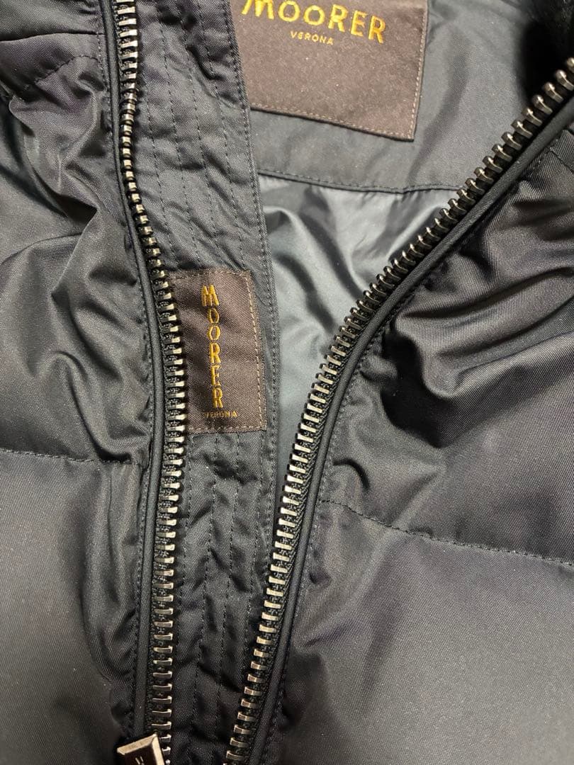 MOORER ムーレー フード付ダウンベスト 48 美品