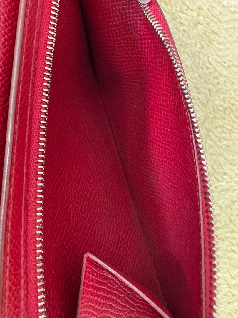 HERMES エルメス ベアン スフレ ルビー シルバー金具 エプソン 箱付き