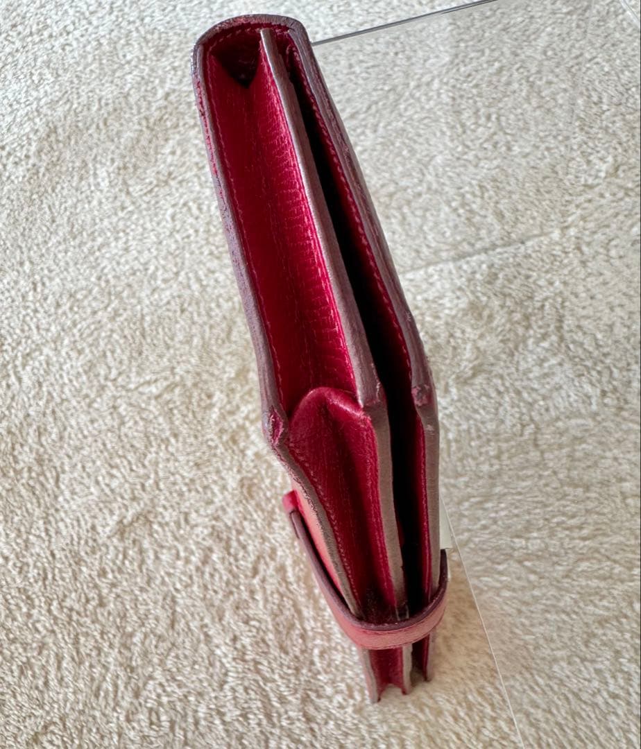 HERMES エルメス ベアン スフレ ルビー シルバー金具 エプソン 箱付き