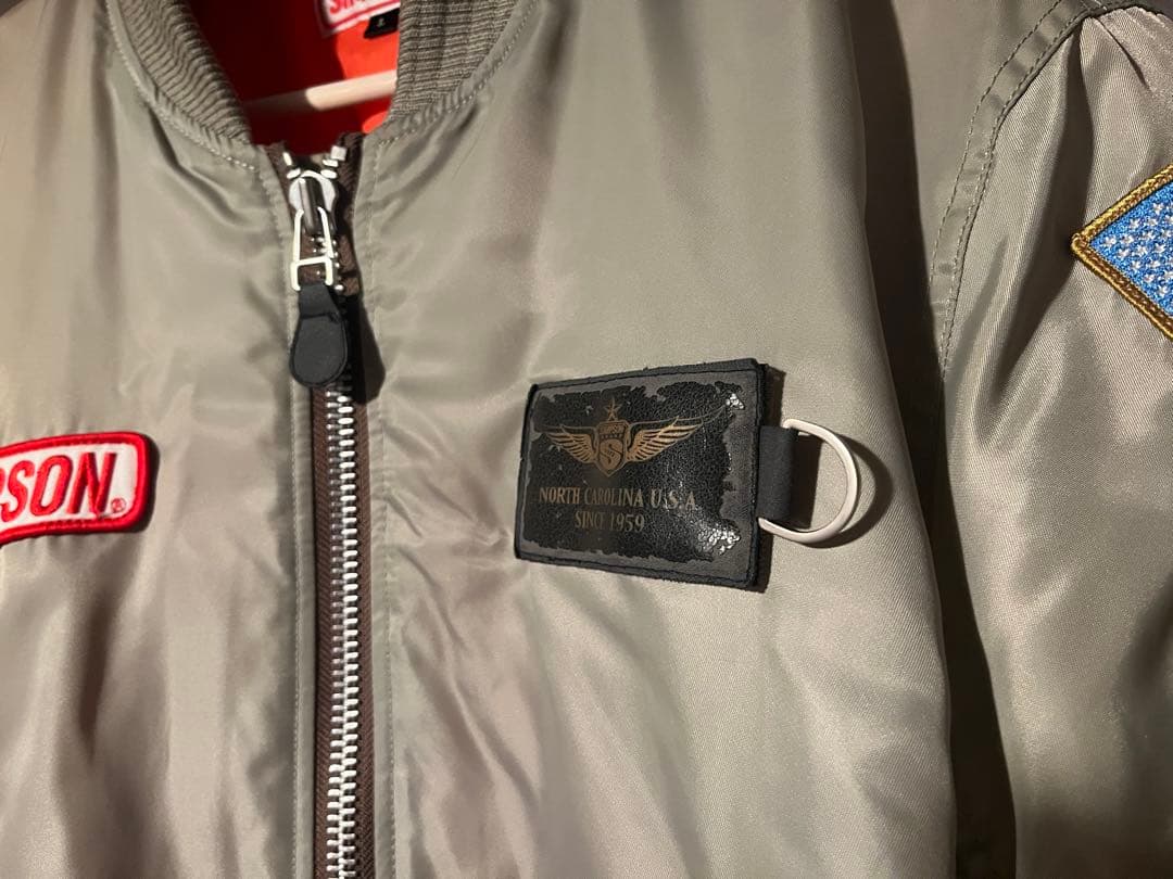 SIMPSON オリーブグリーン MA-1ジャケット Lサイズ