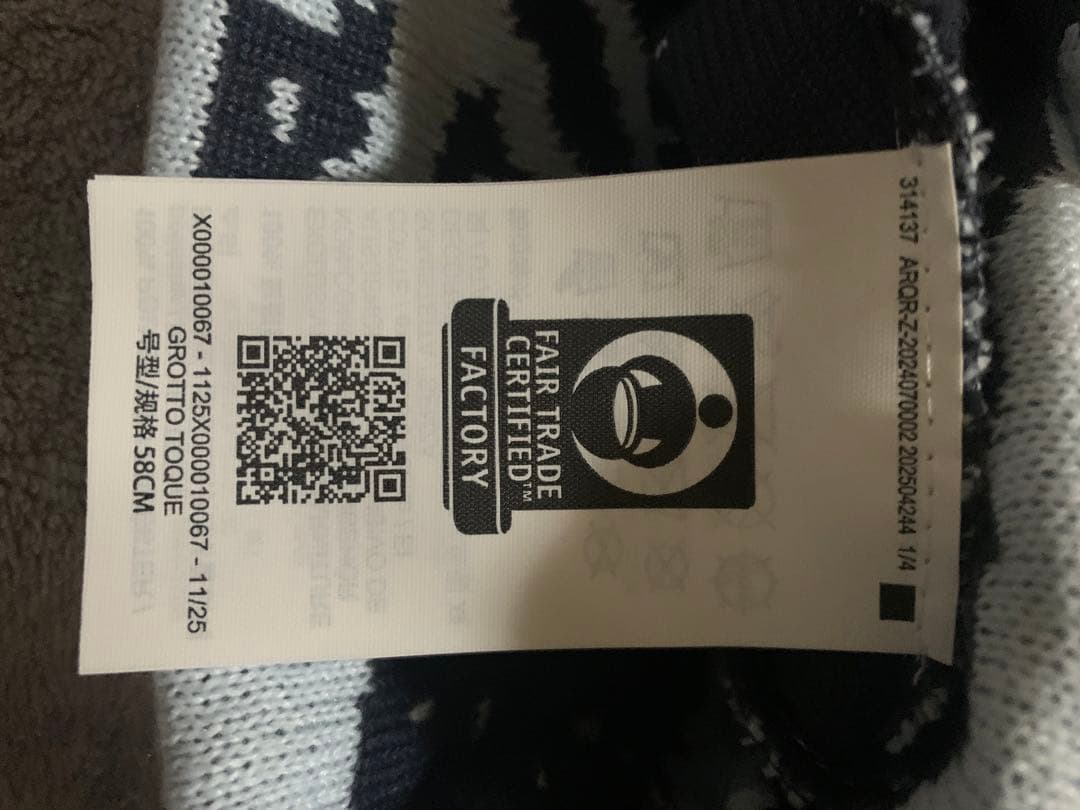 2026年2月購入★新品★ 新色★アークテリクス　グロットトーク　ニット帽