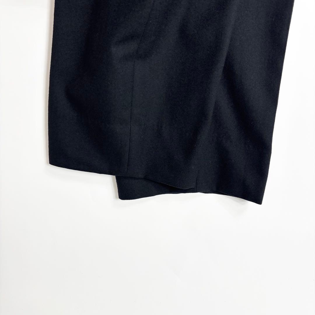 【極美品】BERNARD ZINS ウールフランネル 2タック ワイドスラックス