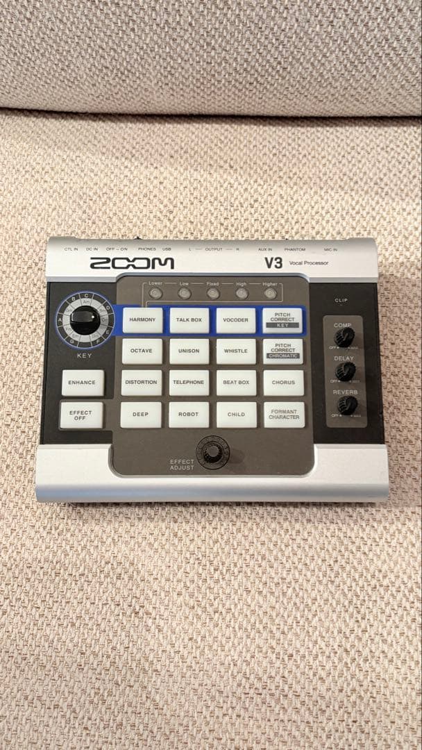 ZOOM V3 ボーカルエフェクトプロセッサー