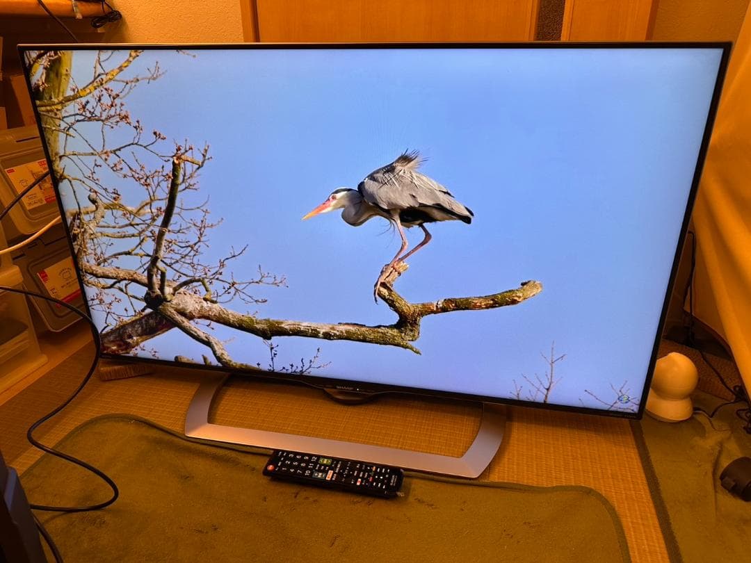SHARP シャープ　スマートテレビ　4K対応45型　LC-45US40 極美！