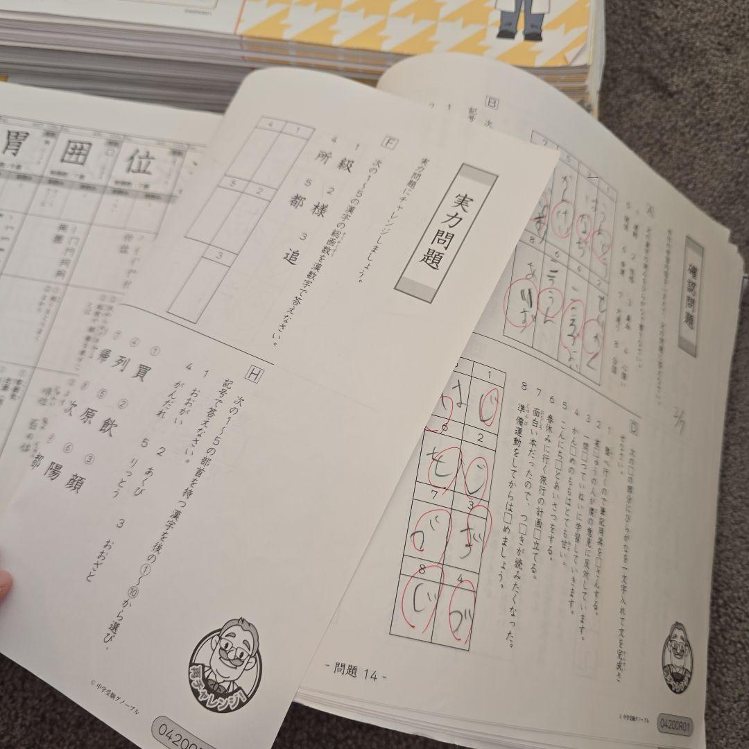 グノーブル　国語 4年生 教材 セット