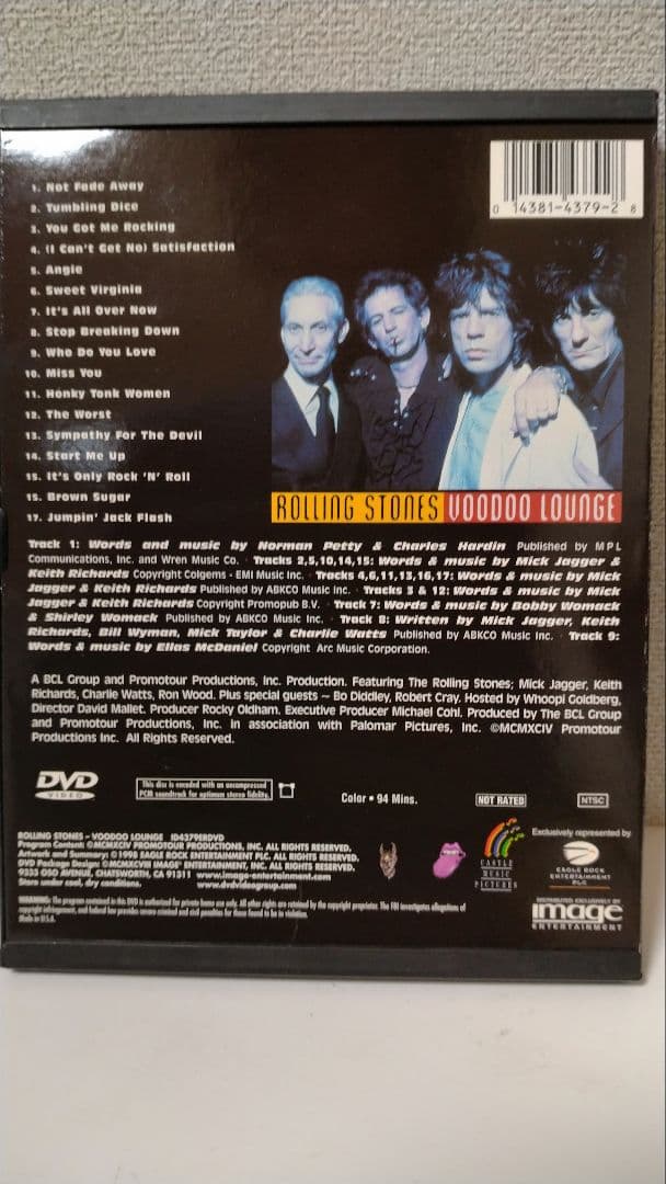 オフィシャルライブＤＶＤ ３セット ローリングストーンズ