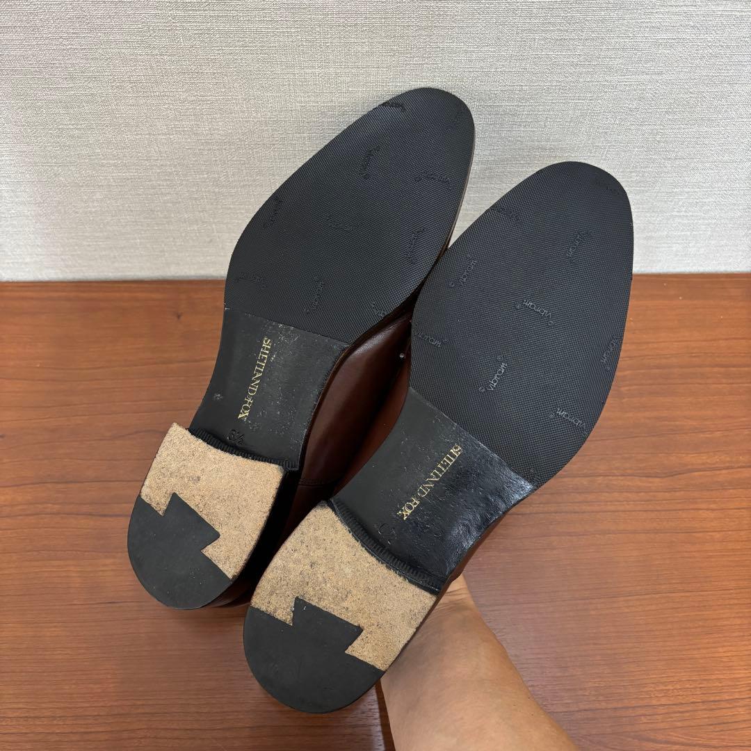 SHETLANDFOX ストレートチップ　6.5 24.5cm