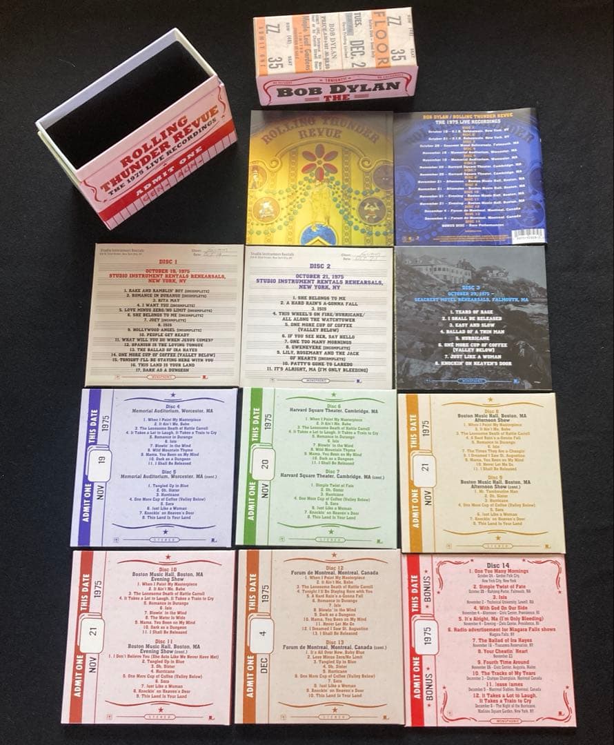 洋楽 BOB DYLAN THE ROLLING THUNDER REVUE BOX