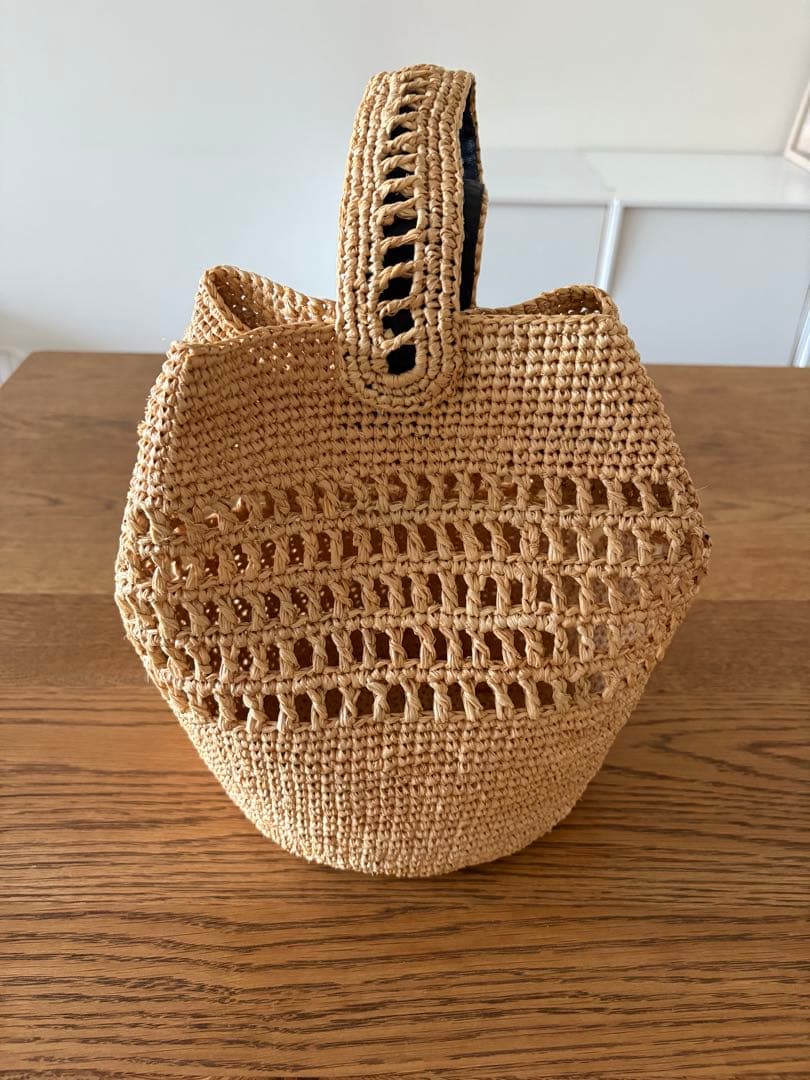 IENA MAISON NH MANON ラフィアバッグ