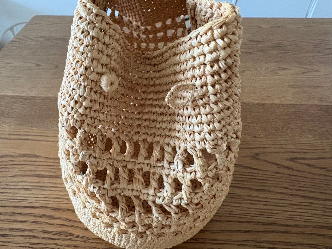 IENA MAISON NH MANON ラフィアバッグ