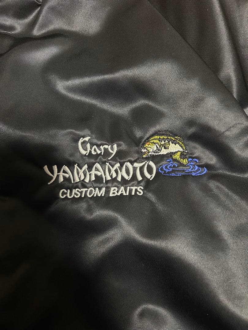 ゲーリーヤマモト 90s USA製 スタジャン 黒 M ヴィンテージ