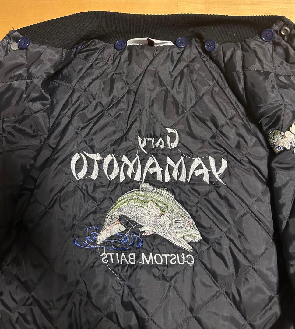 ゲーリーヤマモト 90s USA製 スタジャン 黒 M ヴィンテージ