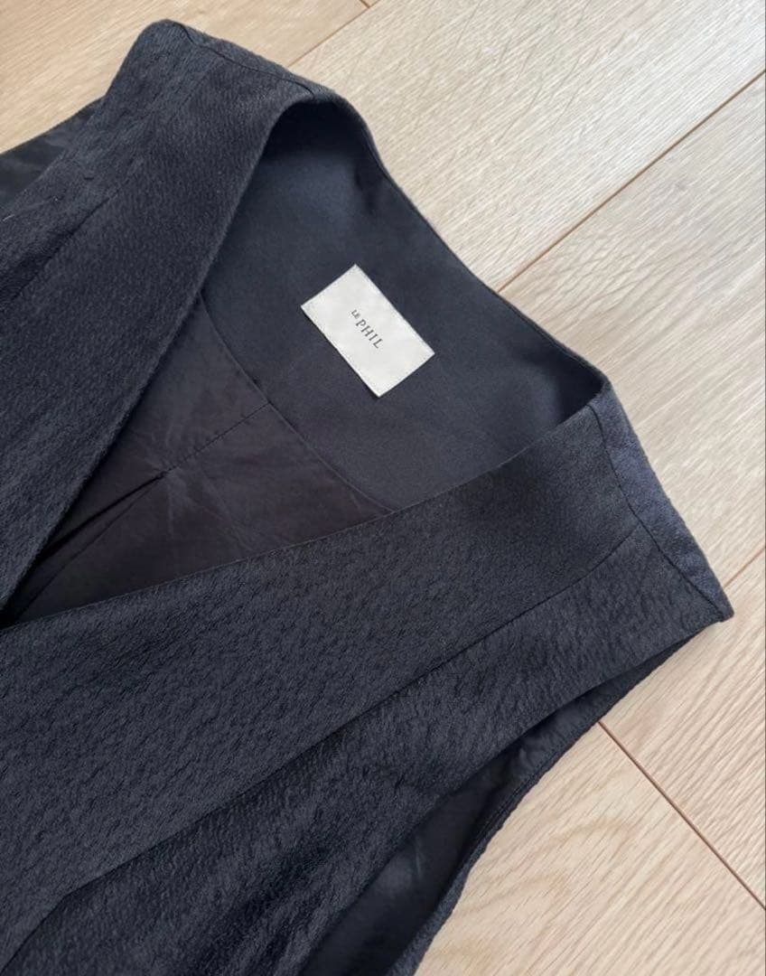 p*a様 LE PHIL ルフィル　アドーア　シアー　ジャガード　ジレ　ベスト