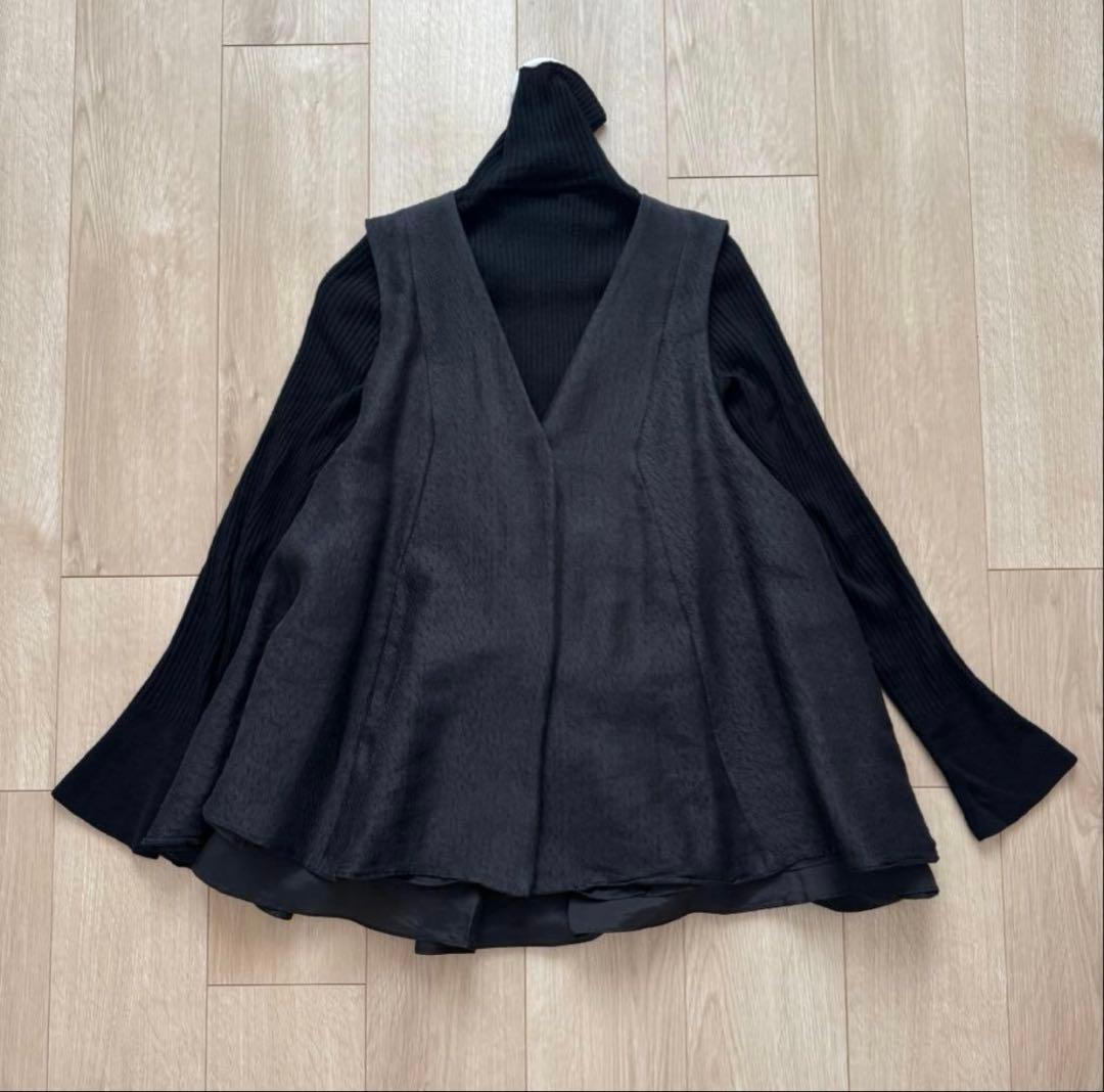 p*a様 LE PHIL ルフィル　アドーア　シアー　ジャガード　ジレ　ベスト