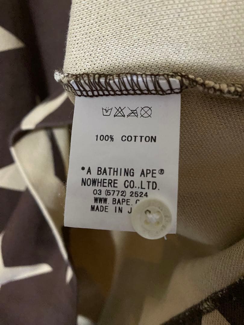 A BATHING APE レディースM　TALL ポロシャツ　ベイプスター　星