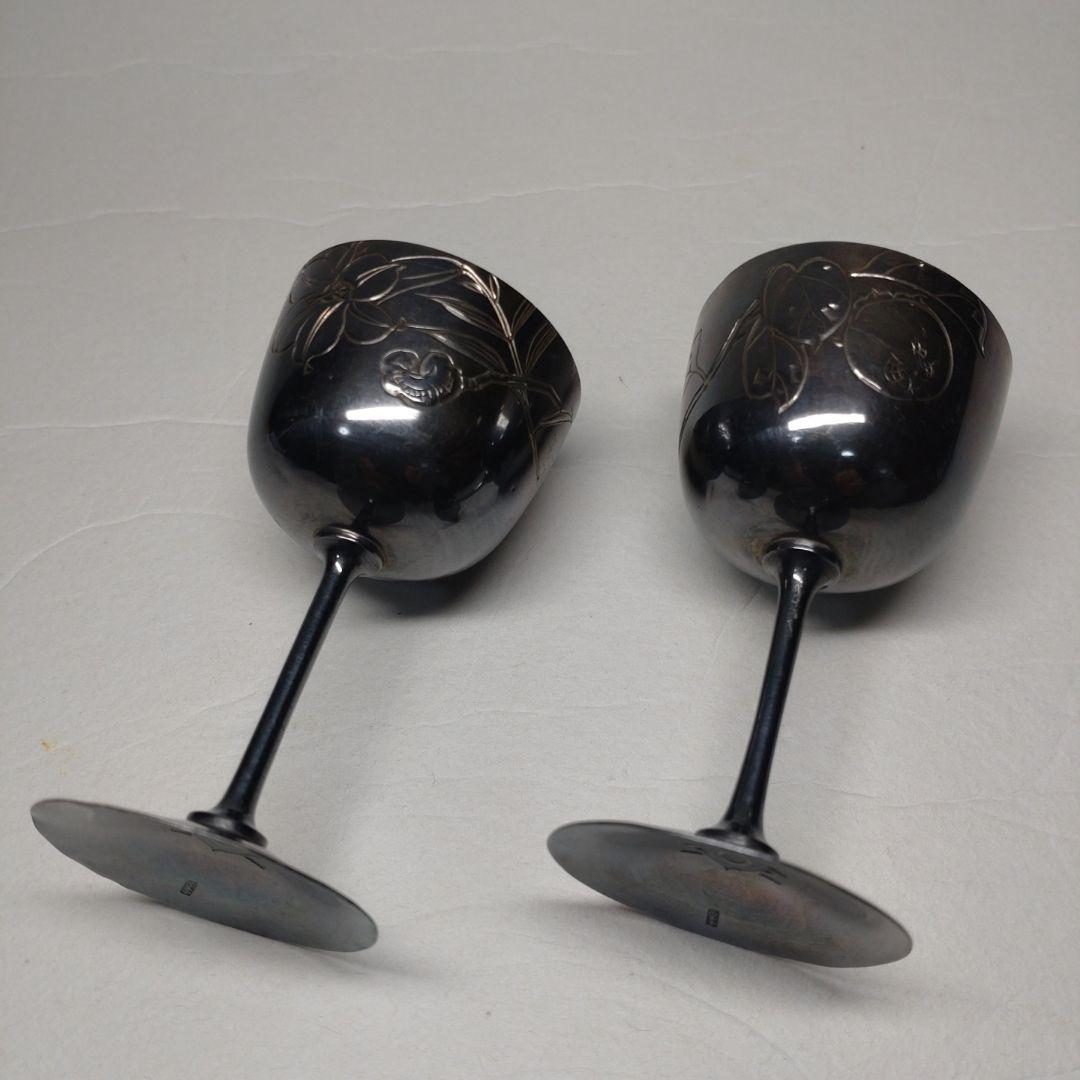 尚美堂 一正刀 銀杯 ワインカップ 箱付 44g