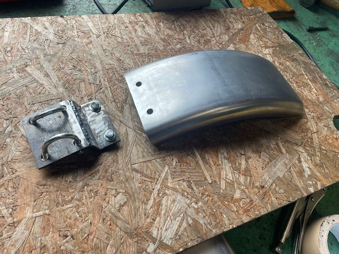 バルカン400ショートフラットフェンダーキット検t&f goodsモーターロック