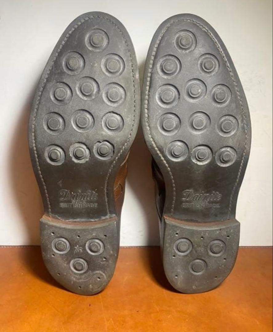 希少　Ralph Lauren キルトタッセルストラップシューズ　イングランド製