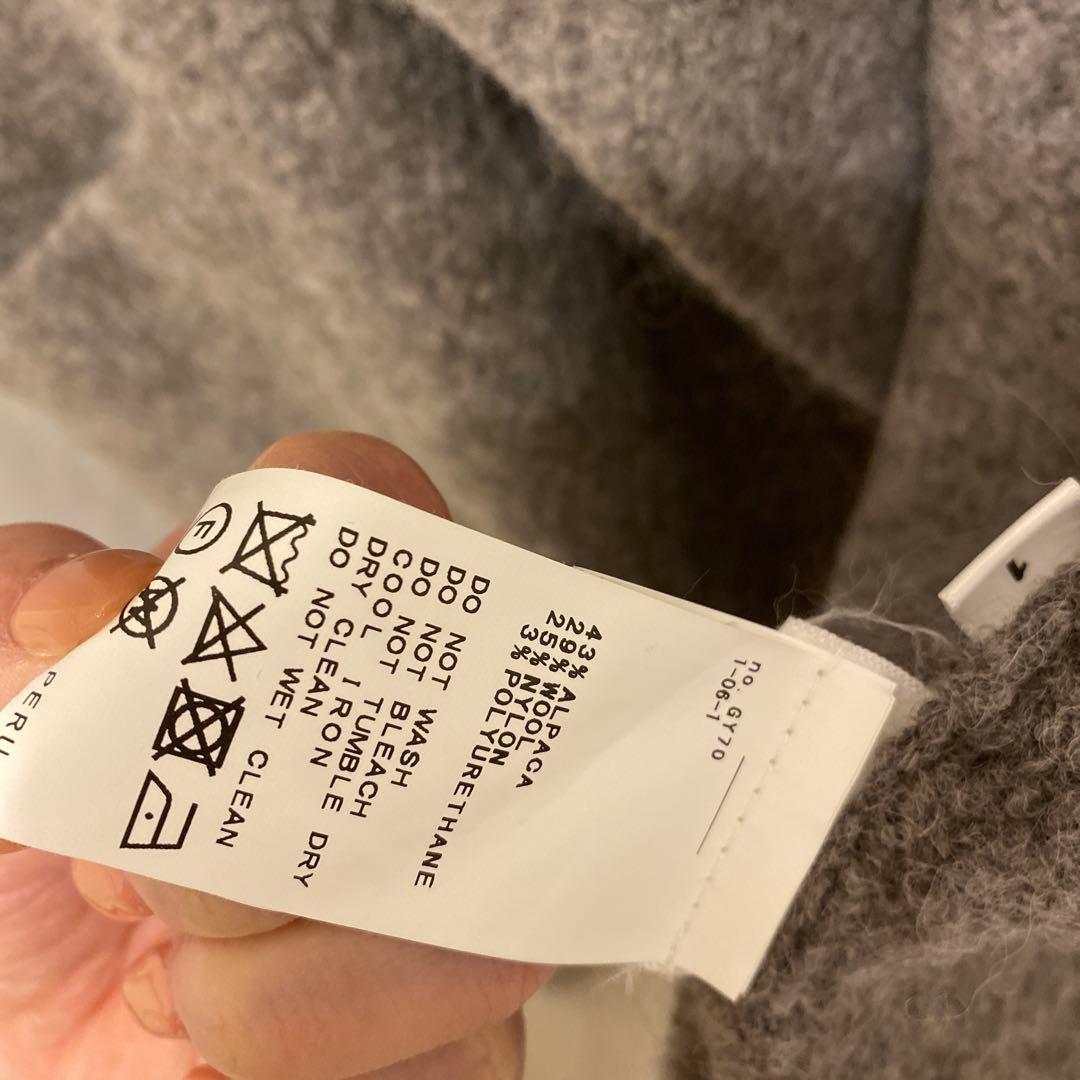 ローレン マヌージアン ショートカーディガン　ガウン コート　グレー