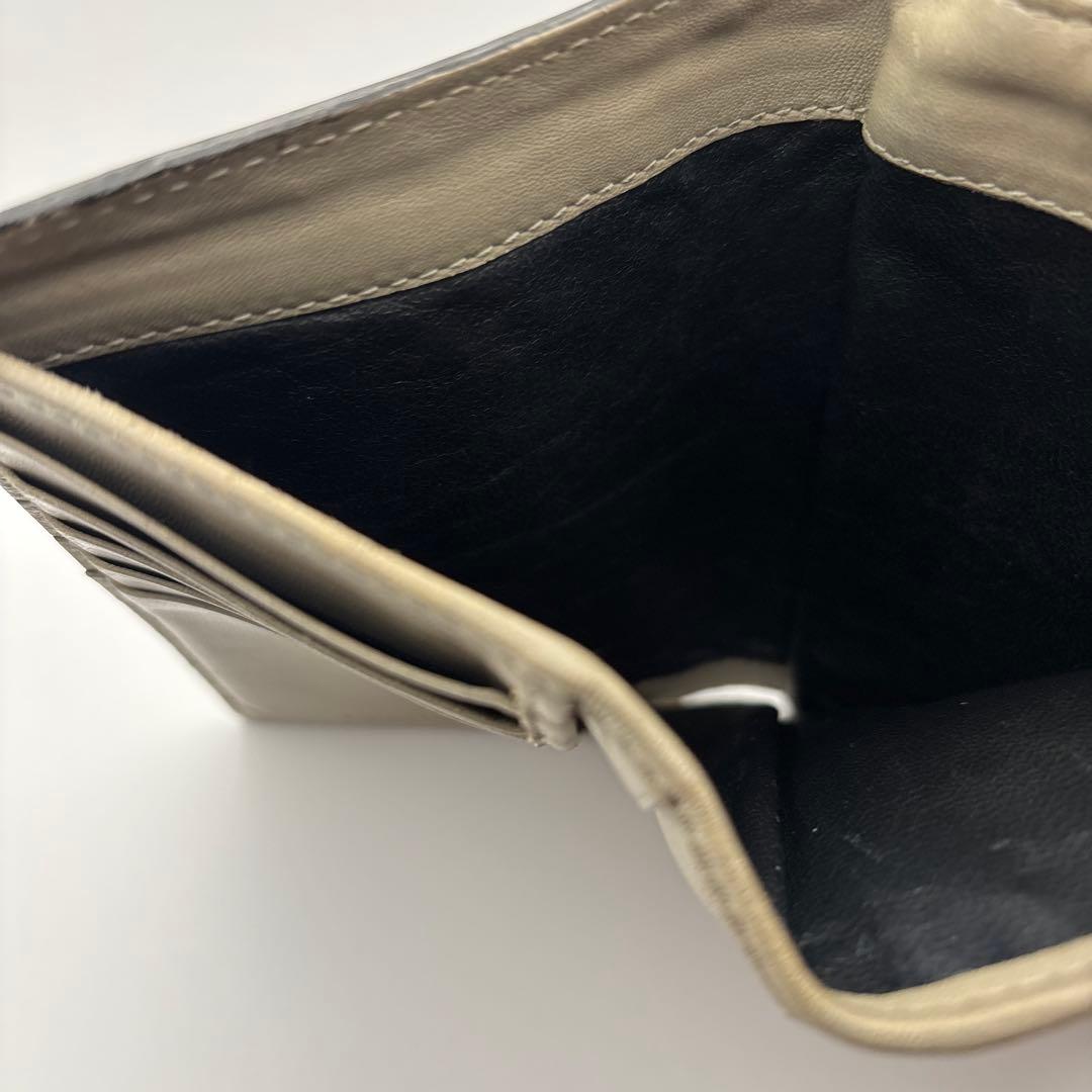 ◆正規品◆ボッティガヴェネタイントレチャート 二つ折りサイフ