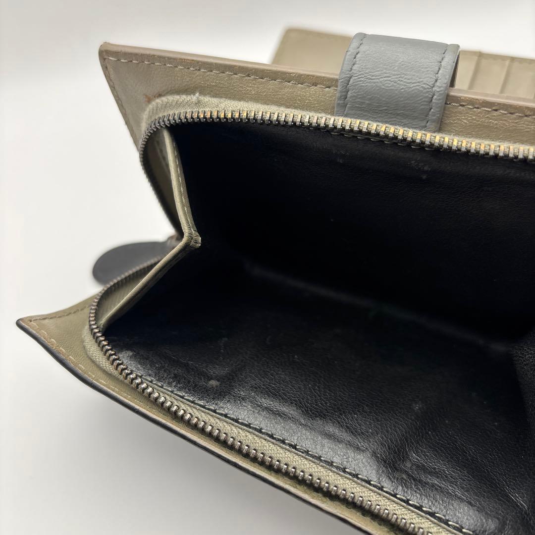 ◆正規品◆ボッティガヴェネタイントレチャート 二つ折りサイフ