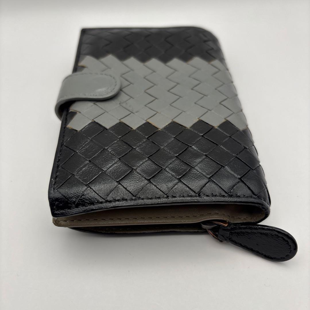 ◆正規品◆ボッティガヴェネタイントレチャート 二つ折りサイフ
