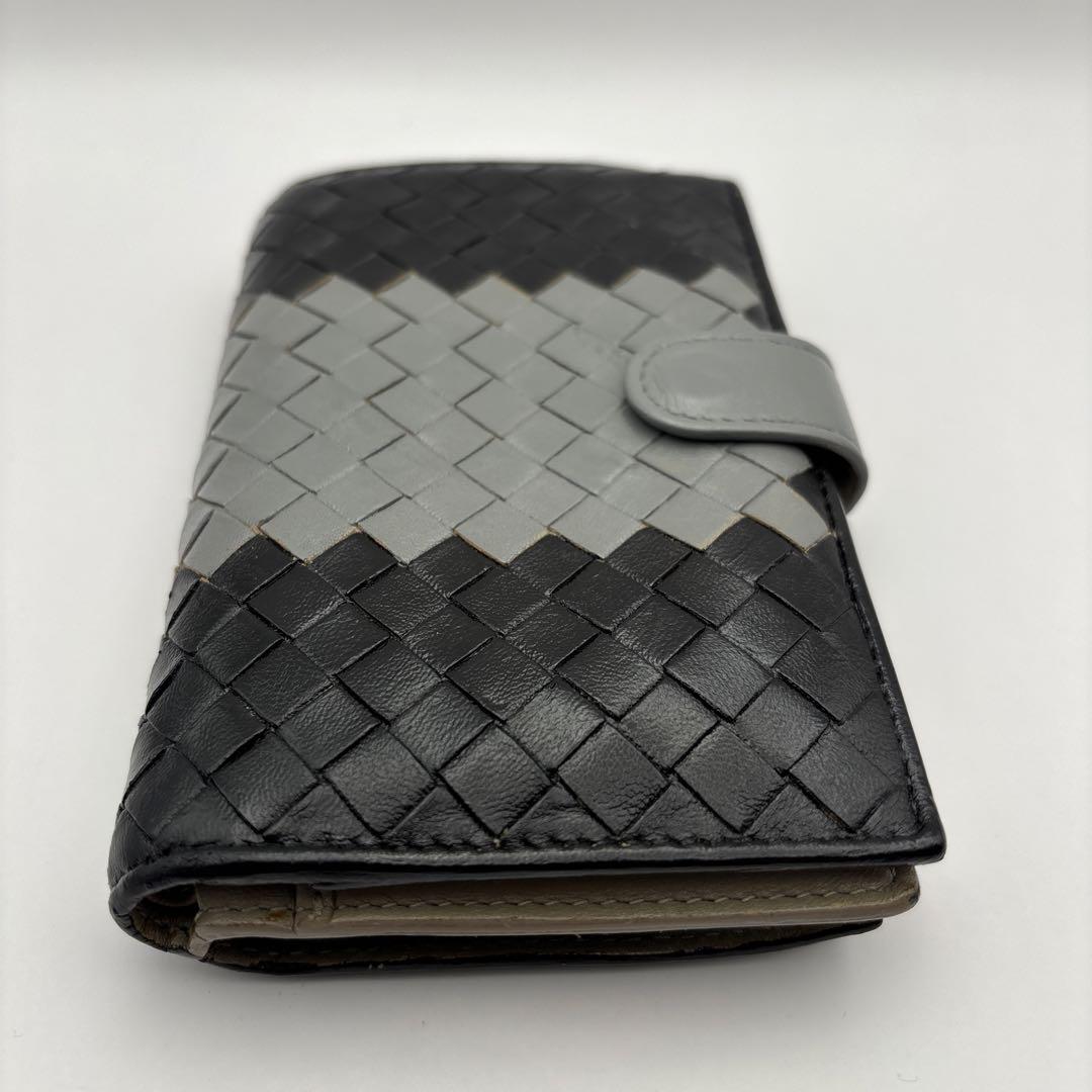 ◆正規品◆ボッティガヴェネタイントレチャート 二つ折りサイフ