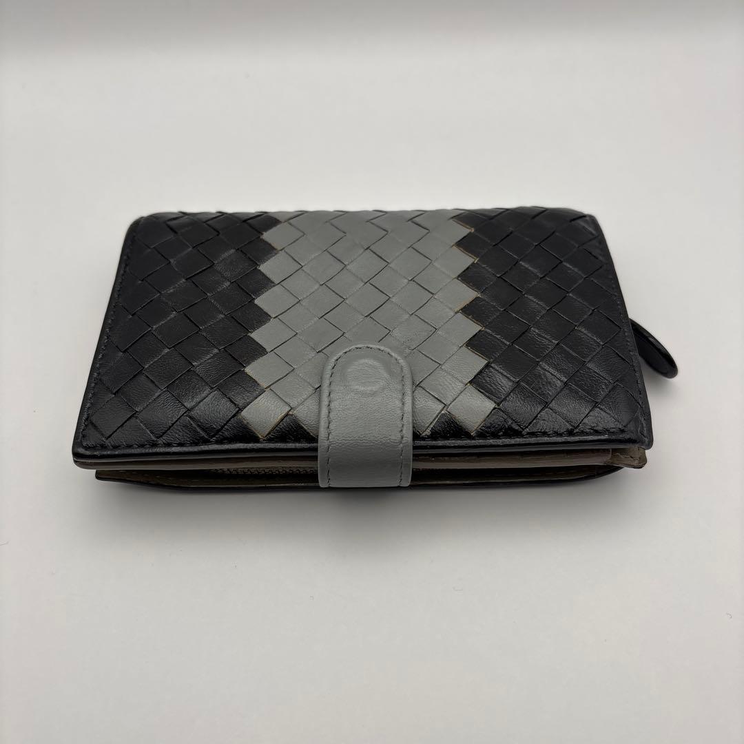 ◆正規品◆ボッティガヴェネタイントレチャート 二つ折りサイフ