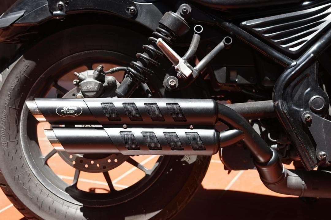 オマケ無し　レブル250 2023年以降　２本出しマフラー Gem x Javi