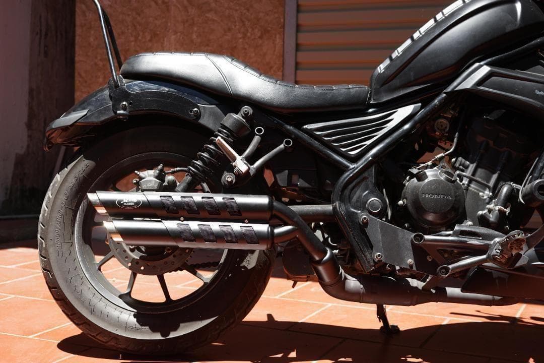 オマケ無し　レブル250 2023年以降　２本出しマフラー Gem x Javi