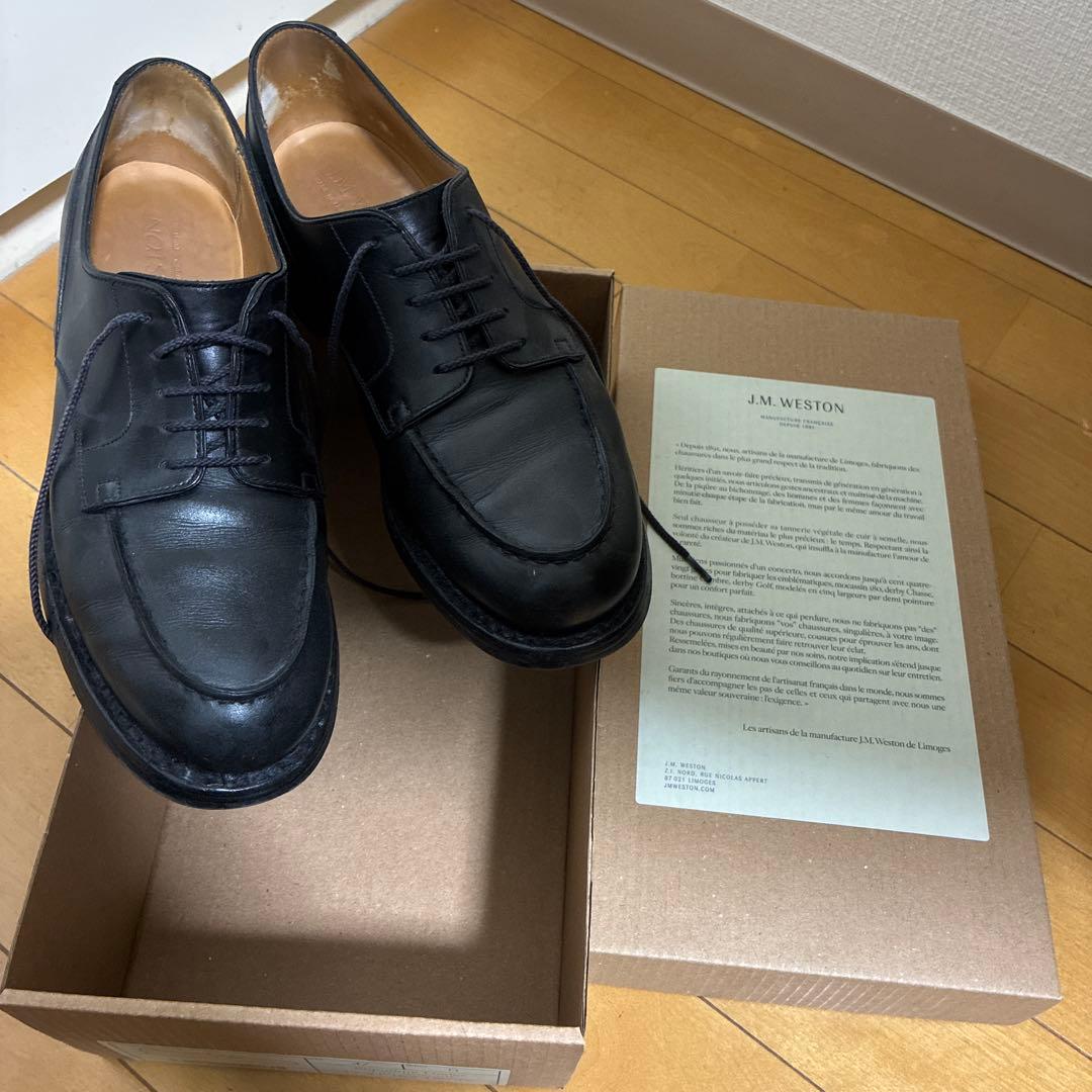 jm weston ゴルフ 5D ブラック ロシアンカーフ