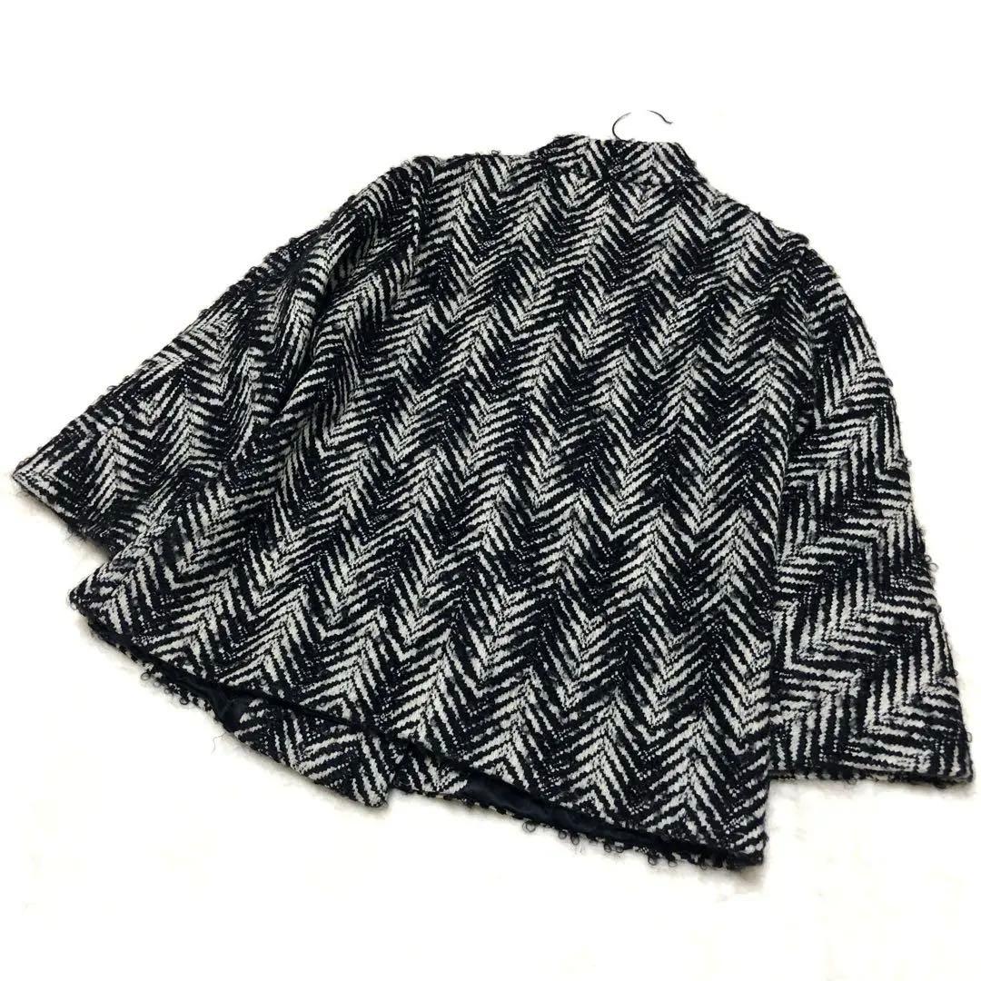 白タグ✨　マックスマーラ　Pコート　ツイード　ヘリンボーン　モヘア混✨　グレー