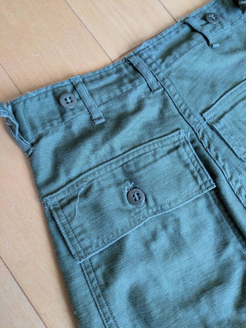 【美品】US.ARMY　60s ファティーグパンツ　XS