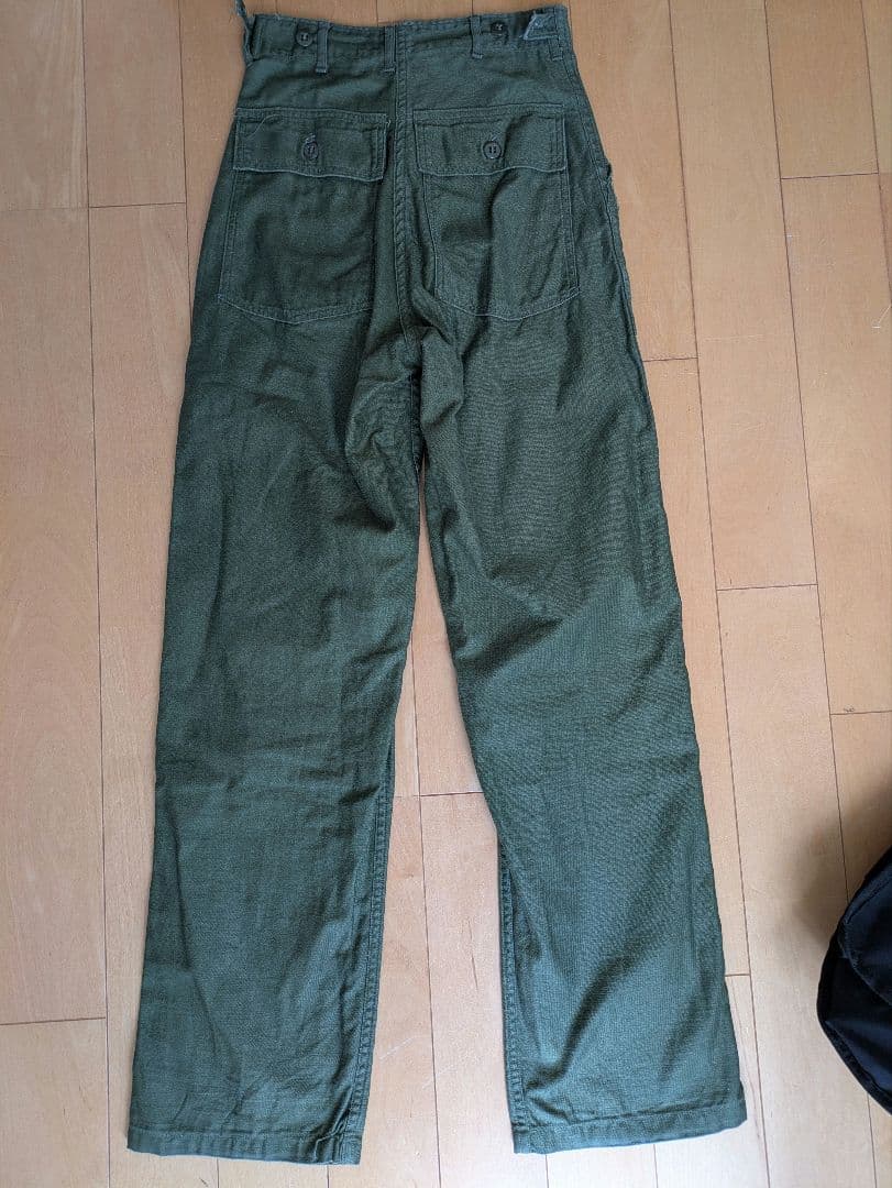 【美品】US.ARMY　60s ファティーグパンツ　XS