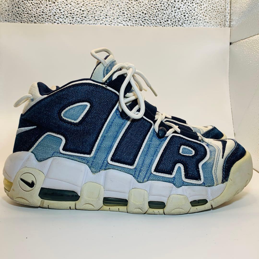 ⭐️美品、レア、エアモアアップテンポ96 デニム　CJ6125-100、24cm