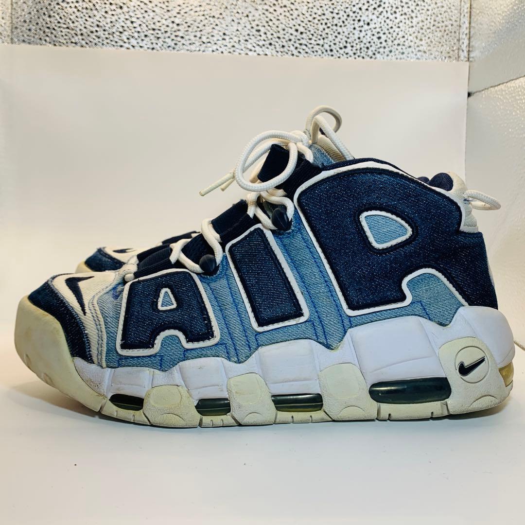 ⭐️美品、レア、エアモアアップテンポ96 デニム　CJ6125-100、24cm