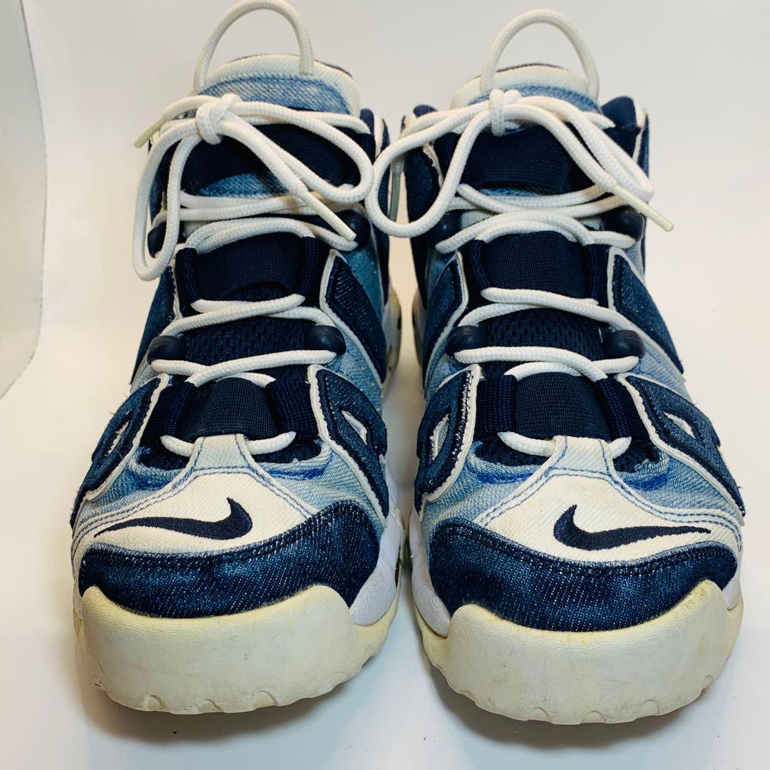 ⭐️美品、レア、エアモアアップテンポ96 デニム　CJ6125-100、24cm