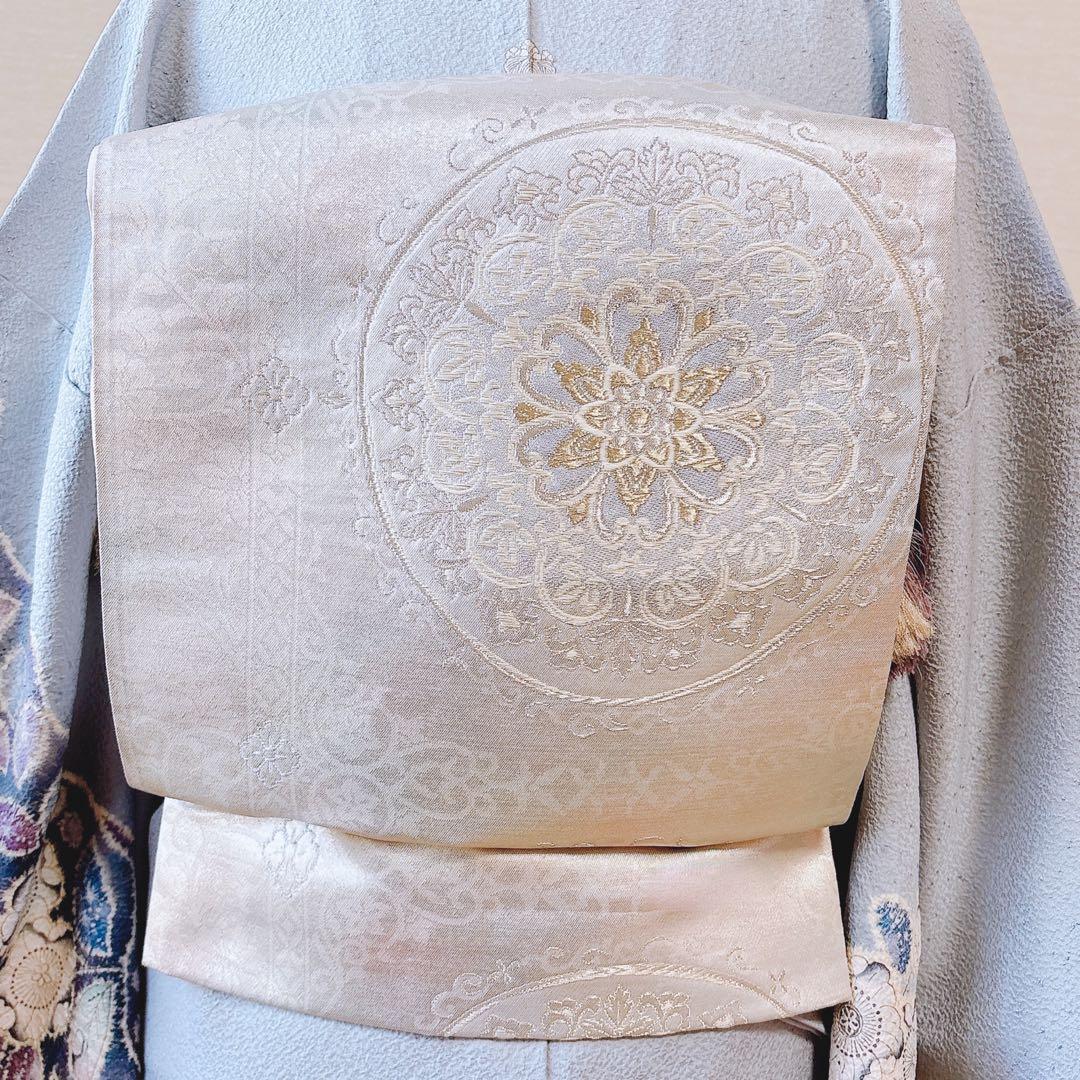 15日引下　美品　作家物　訪問着　フルセット　辻が花　翠山工房　裄67 S M