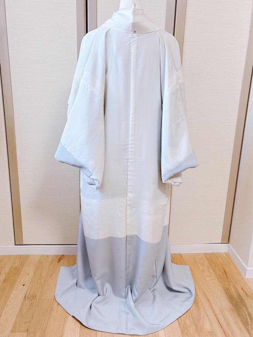 15日引下　美品　作家物　訪問着　フルセット　辻が花　翠山工房　裄67 S M