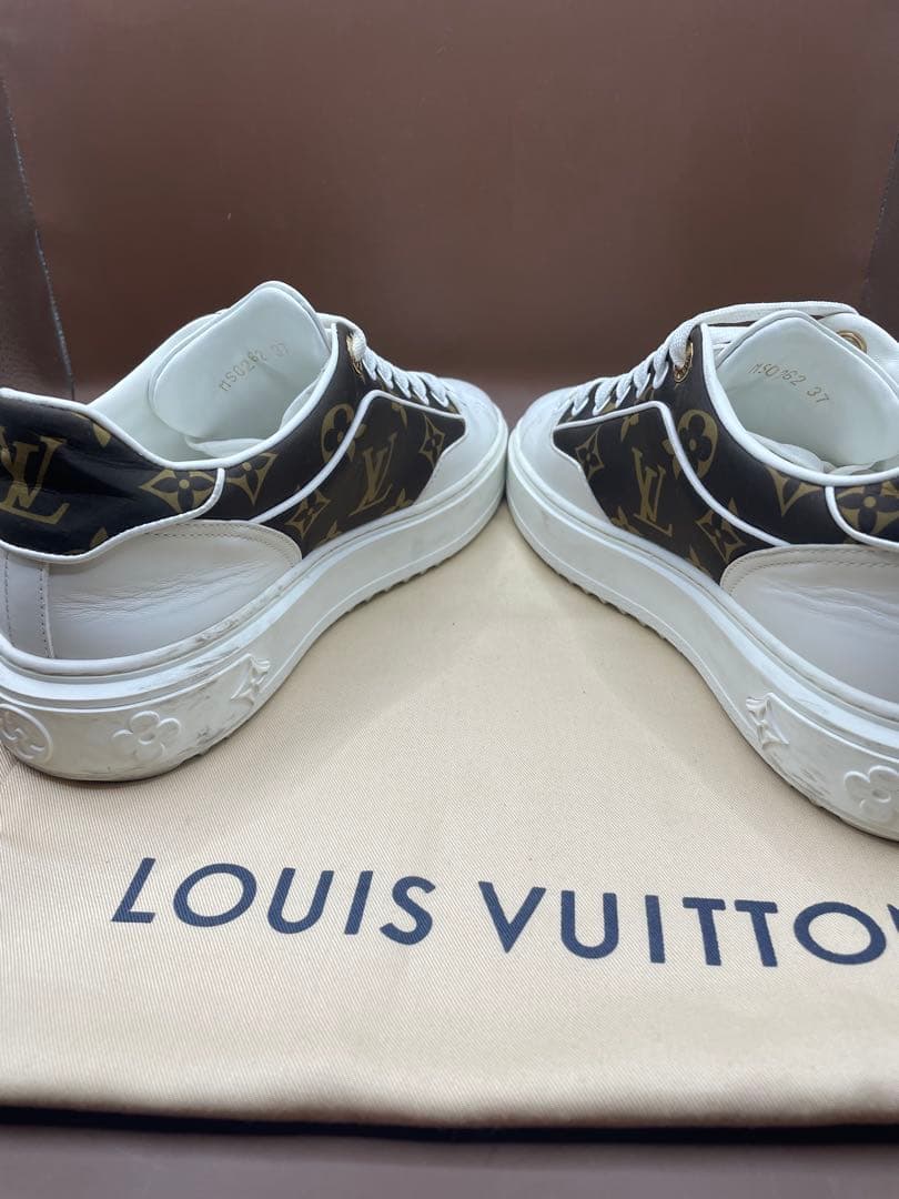 ルイヴィトン　タイムアウトライン　ライン　モノグラムスニーカー　23.5〜24㌢