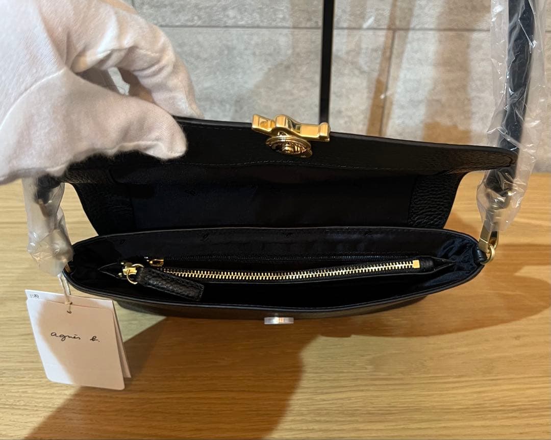 未使用　タグ付き　 アニエスベー　The b ショルダーバッグ