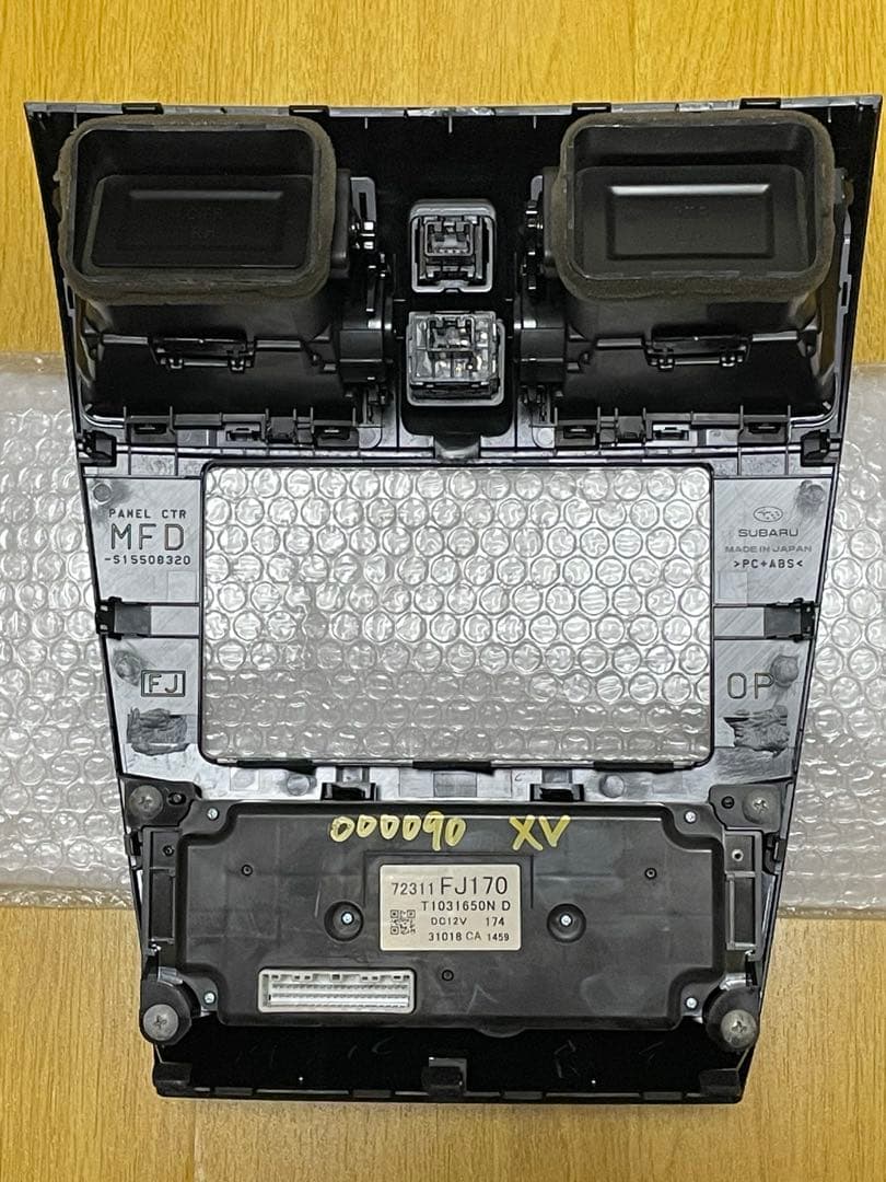 スバル純正 ピアノブラックエアコンパネル WRX S4 STI インパネ