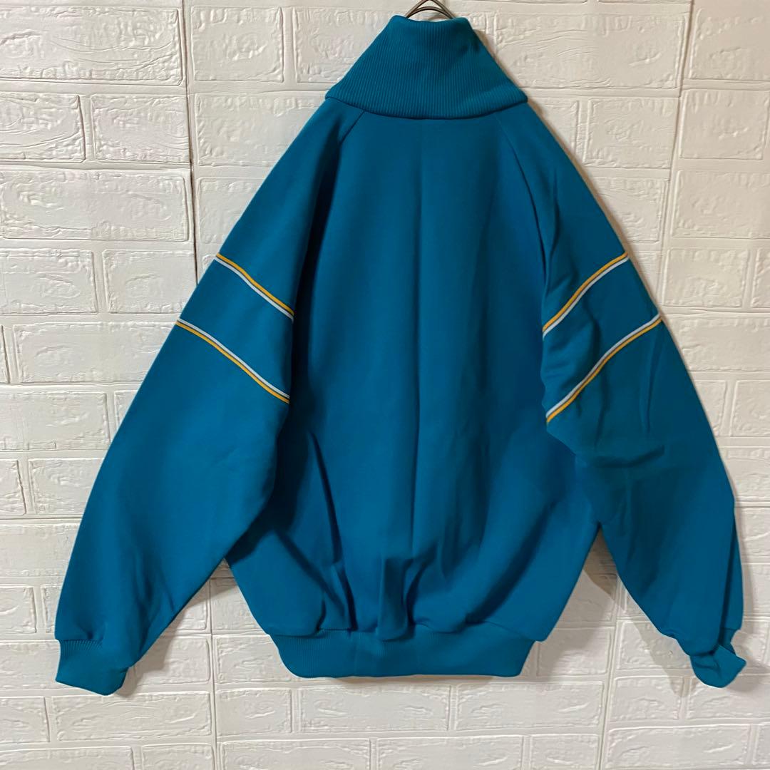 【未使用デッドストック品】アディダス　西ドイツ製トラックジャケット　ターコイズ