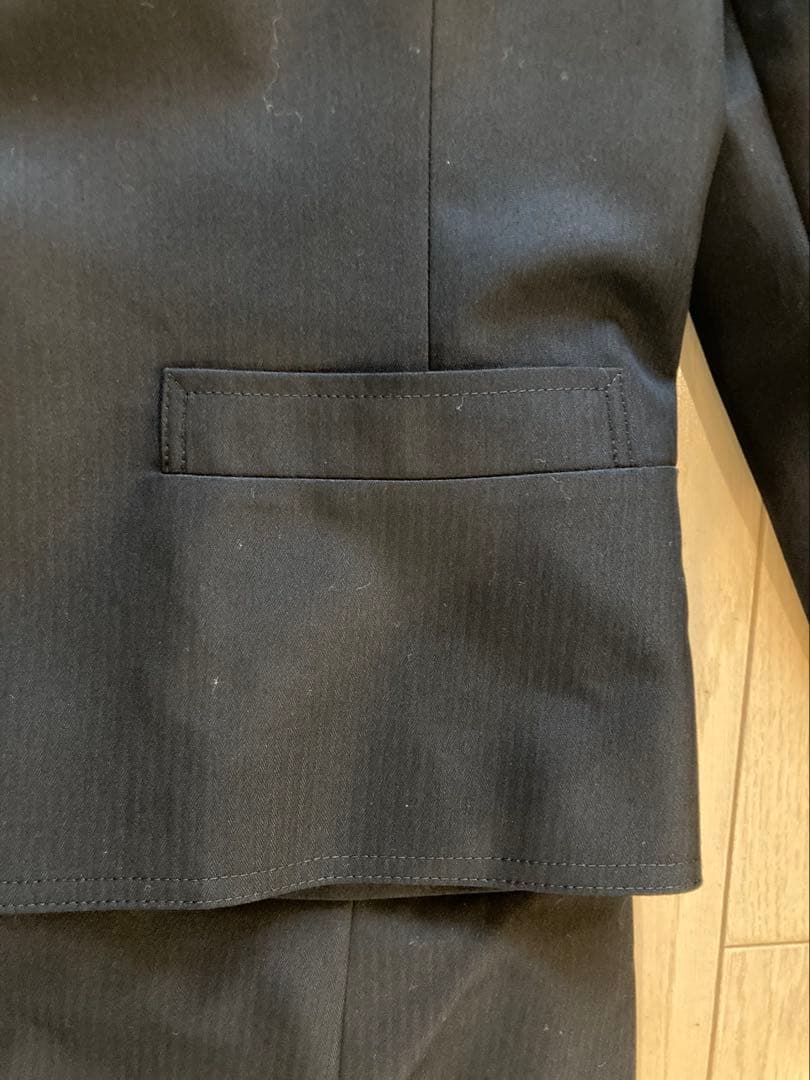 大きいサイズ【タグ付き 新品•未使用品】インディヴィ　スカートスーツ　ブラック