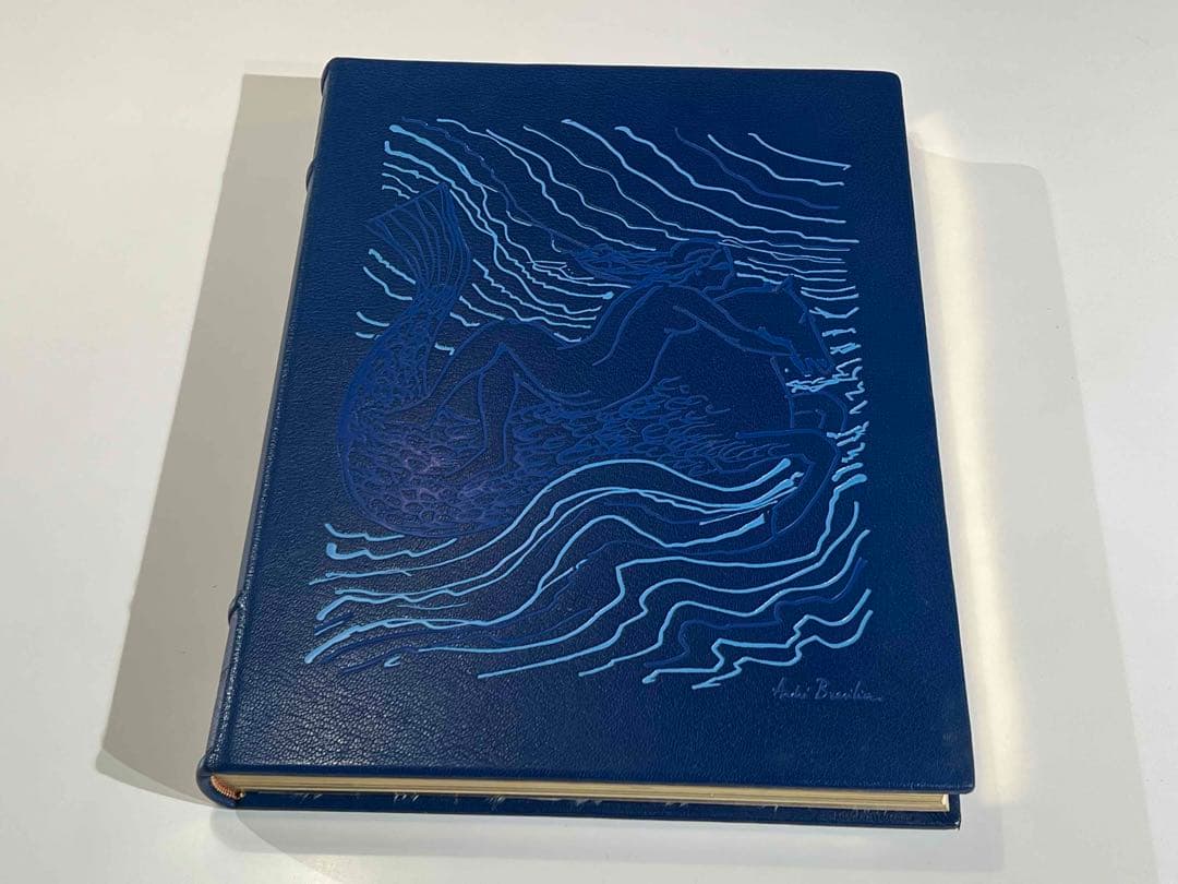 洋書 NATURA NOSTRA 限380 ブラジリエ画 革装幀 三方金