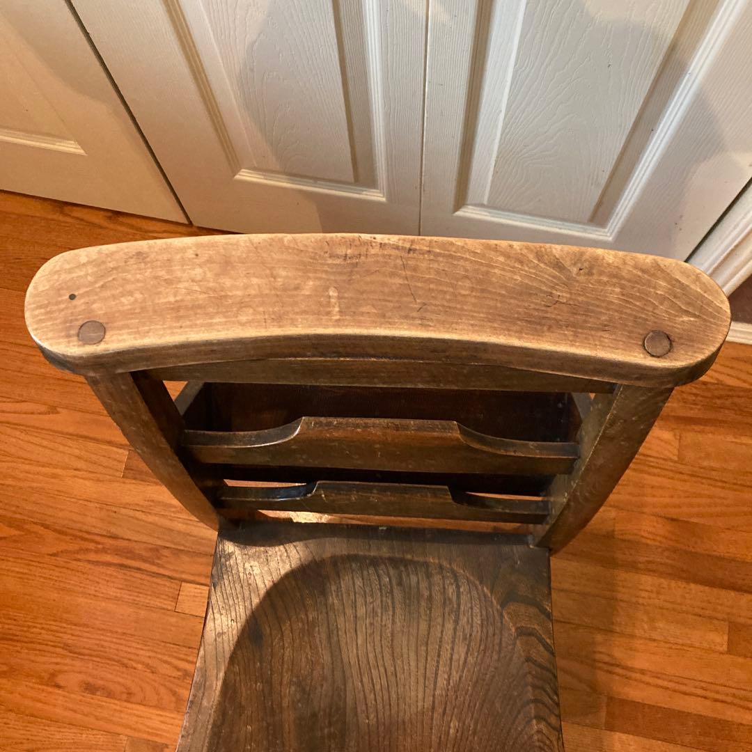 イギリス アンティーク チャーチチェア